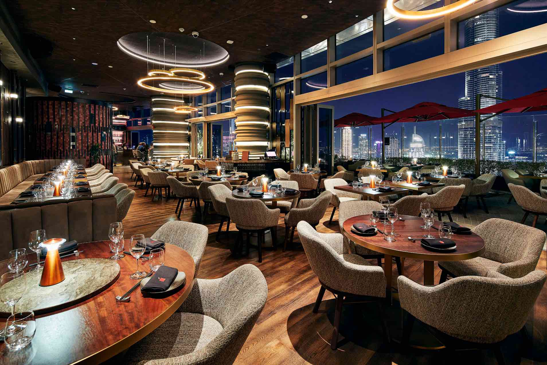 رستوران سی لاوی دبی (CÉ LA VI) یک منظره رویایی