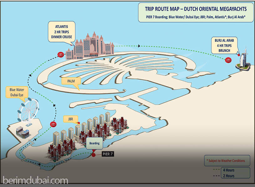 نقشه کشتی لوتوس دبی