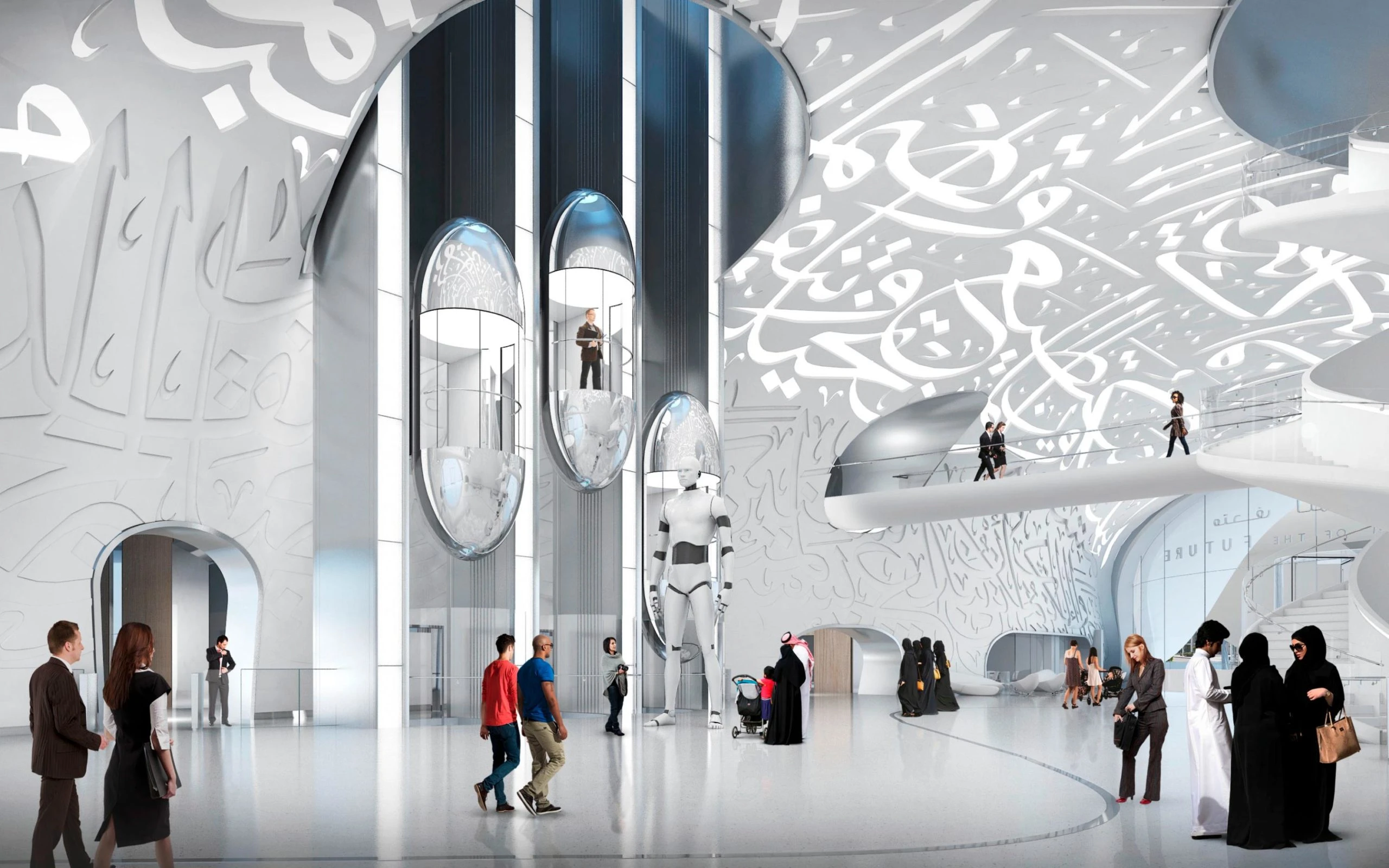 پنجره های موزه آینده دبی