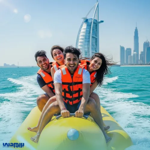 بنانا سواری دبی Banana Boat Ride Dubai